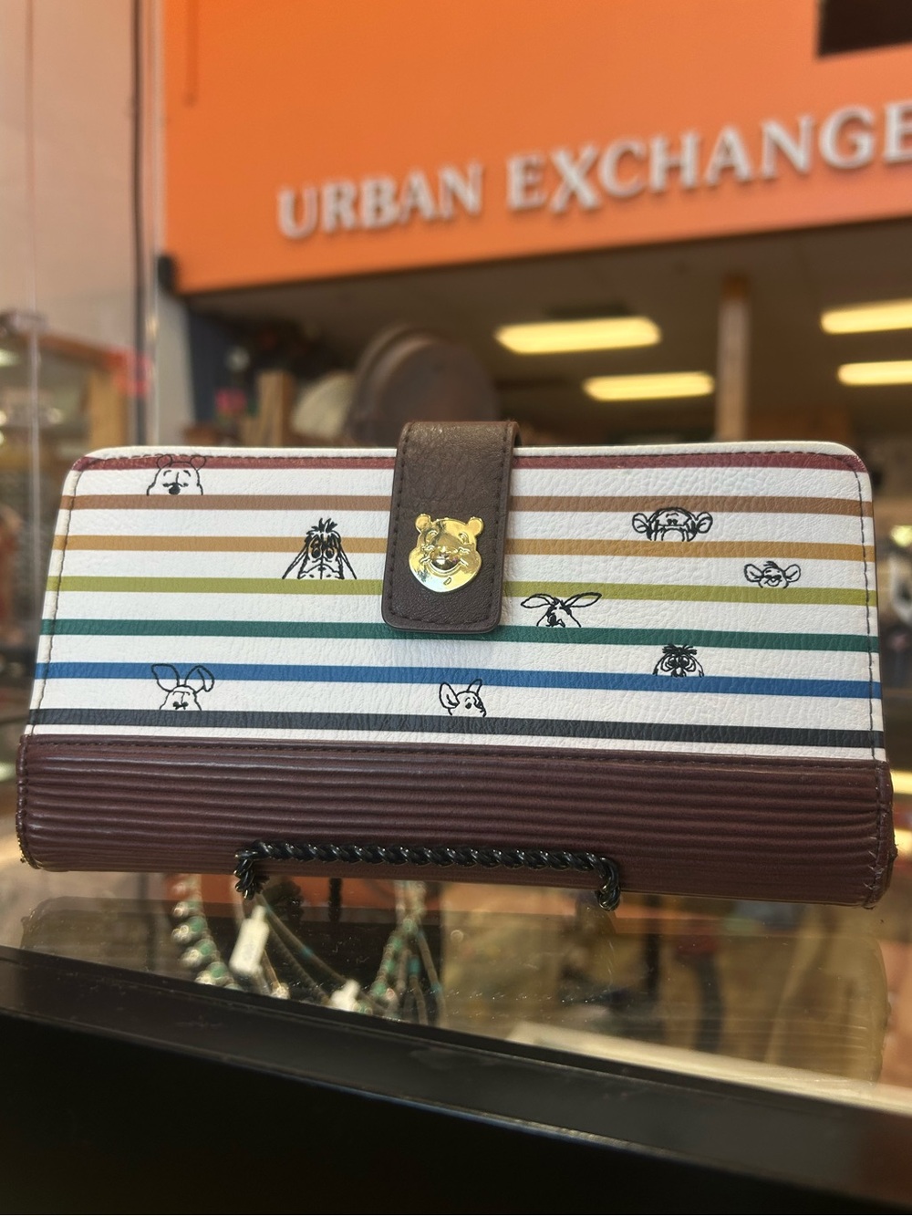 Loungefly Disney Winnie the Pooh Striped Wallet - BoxLunch Exclusive